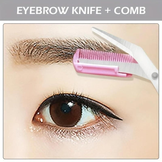 Eyebrow Trimmer with Comb Set – Precise Grooming Tool