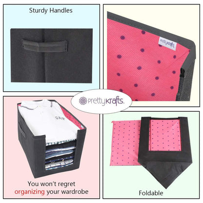 Shirt Stacker Closet Organizer | Foldable Clothing Storage for 32 Shirts