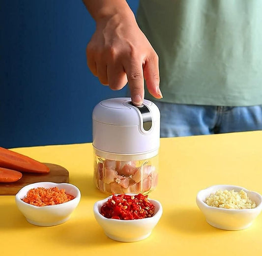 Mini Electric Garlic Chopper | Portable Food Processor
