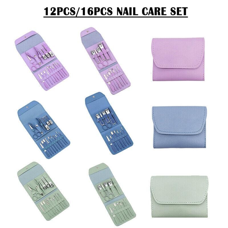 Manicure & Pedicure Kit for Women | Complete Nail Care Travel Set