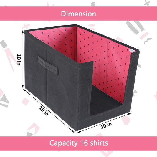 Shirt Stacker Closet Organizer | Foldable Clothing Storage for 32 Shirts
