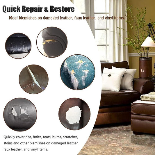 Leather Repair Patch Tape Kit | Fix Couches & Furniture Sofas Easily