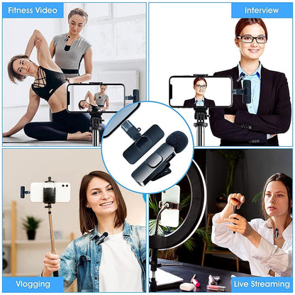 Wireless Microphone – USB & Bluetooth Connectivity