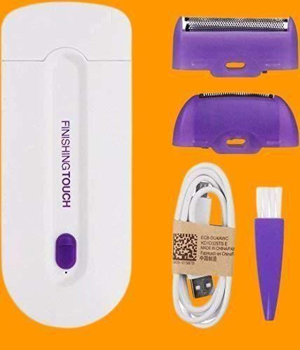 Rechargeable Painless Hair Remover Trimmer | Facial & Body Grooming for Men & Women
