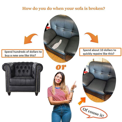 Leather Repair Patch Tape Kit | Fix Couches & Furniture Sofas Easily