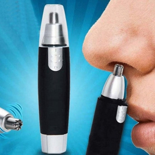 Nose & Ear Hair Trimmer – Battery-Operated Painless Grooming