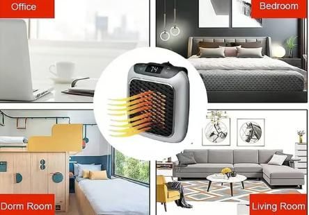 Portable Turbine Heater – Compact, Fast-Heating Electric Room Heater