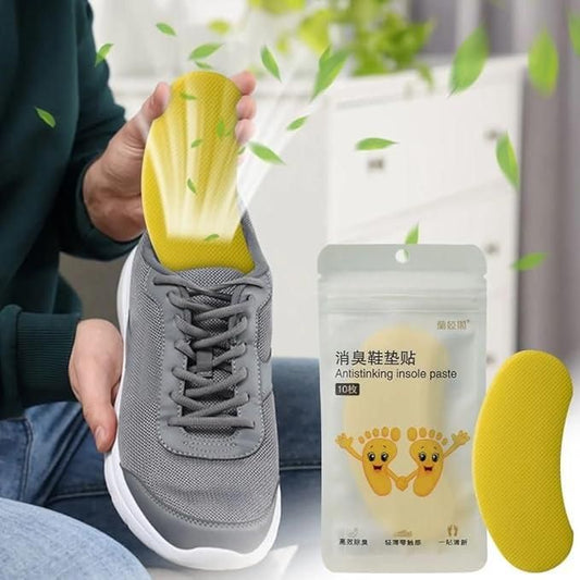 Shoe Deodorant Patches – Pack of 10 for Long-Lasting Freshness