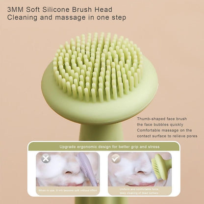 Double Headed Face Cleansing Brush – Pack of 2