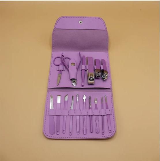 Manicure & Pedicure Kit for Women | Complete Nail Care Travel Set