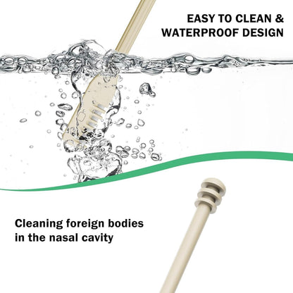 Pack of 2 Nose Hair Cutter | 360° Rotating Manual Hair Removal Tool for Unisex