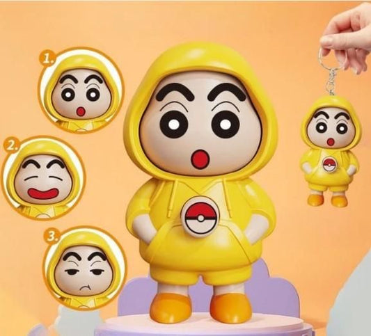 Shinchan Face Changing Keychain | Fun & Collectible