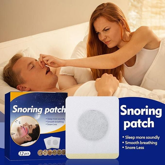 Anti Sleep Snoring Patch – Pack of 12 for Quiet, Restful Nights