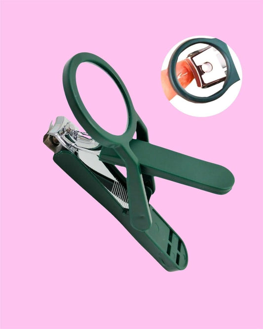 Nail Clipper with Magnifying Glass | Precision Grooming Tool
