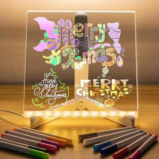 3D LED Light Acrylic Writing Pad