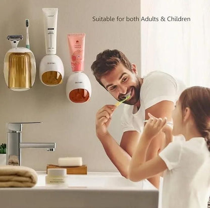 Toothpaste Dispenser | Mess-Free Plastic Squeezer for Kids & Adults