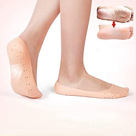 Silicone Anti-Crack Foot Protector Moisturizing Socks – Heel Care for Men & Women