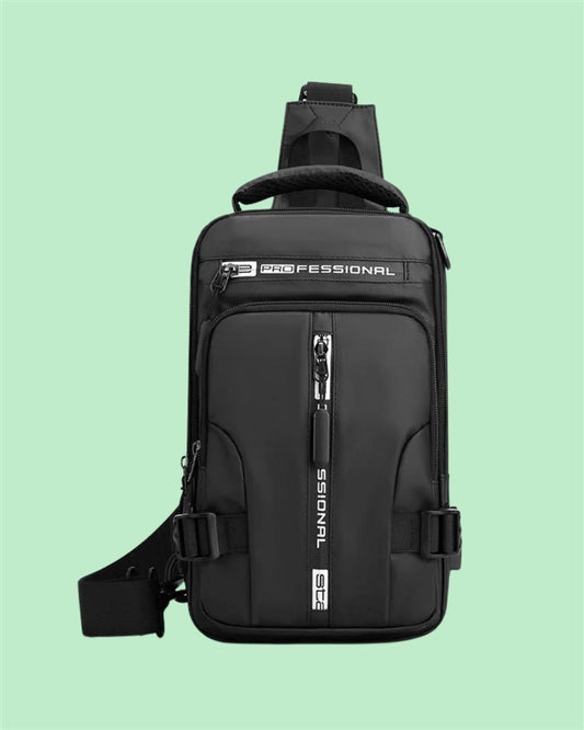 Sling Bag with USB Charging Port | Waterproof Crossbody Travel Backpack