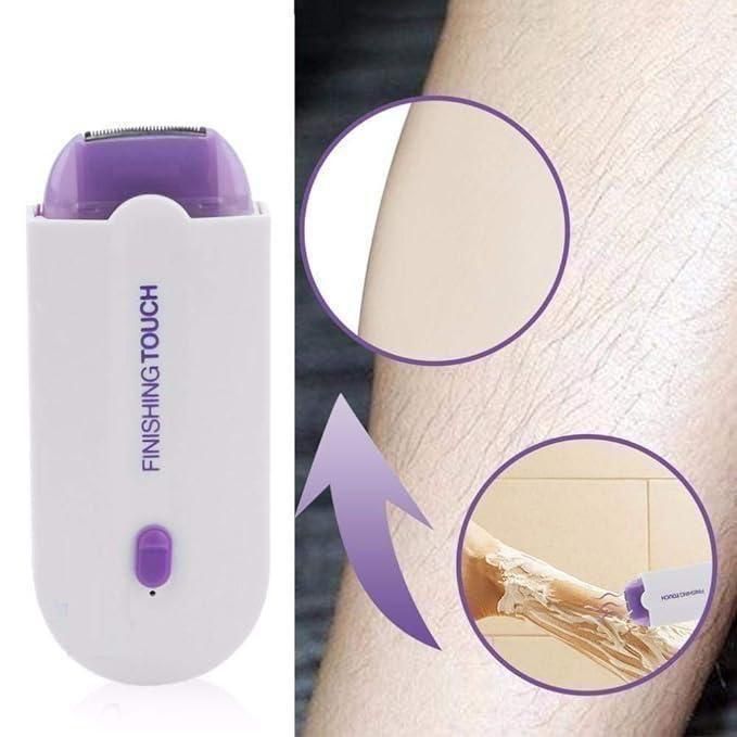 Rechargeable Painless Hair Remover Trimmer | Facial & Body Grooming for Men & Women