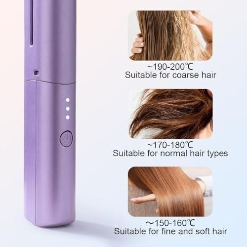 Rechargeable Hot Comb Hair Straightener – Fast & Easy Styling