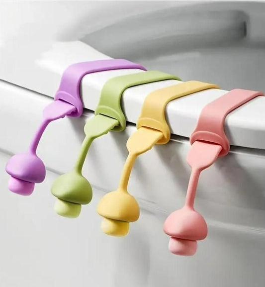 Silicone Toilet Seat Lifter | Pack of 4 Hygienic Bathroom Accessories
