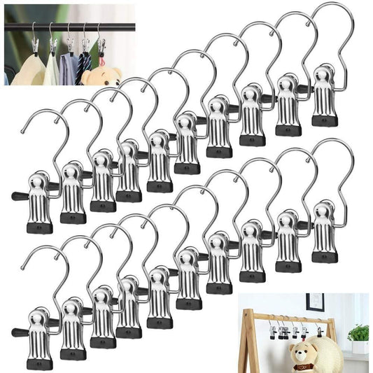 Laundry Hook Boot Hanging Hold Clips