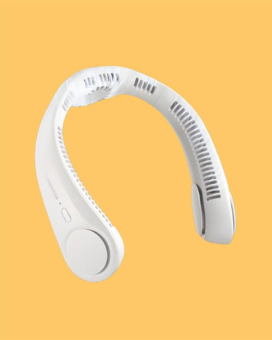 Portable Bladeless Neck Fan – Rechargeable & Hands-Free