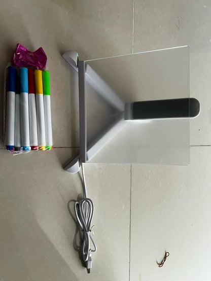 3D LED Light Acrylic Writing Pad
