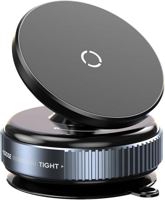 Magnetic Suction Phone Holder – 360° Rotating Stand