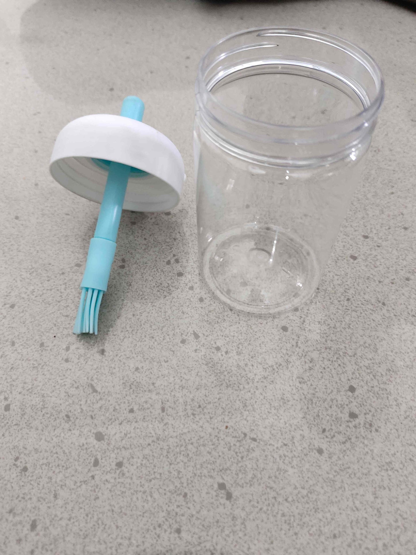 Plastic 2-in-1 Oil Dispenser | Silicone Brush & Pourer for Cooking