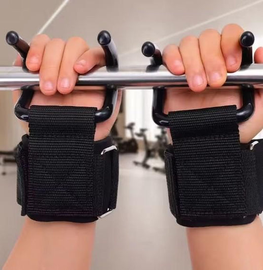 Weight Lifting Rod Hooks Wrist Support – Grip & Wrist Protection