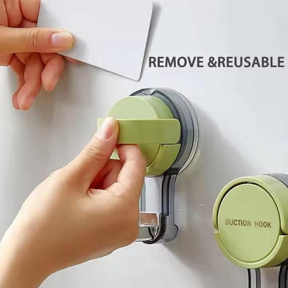 Suction Wall Hooks (2 PCS) | Heavy Duty, Reusable & Waterproof
