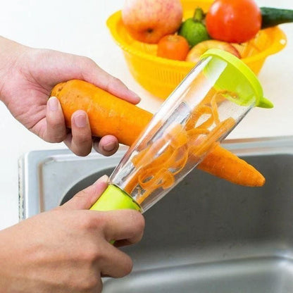 Multifunction Vegetable & Fruit Peeler with Storage Container