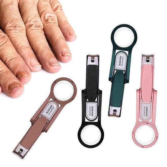 Nail Clipper with Magnifying Glass | Precision Grooming Tool