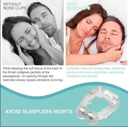 Anti-Snoring Nose Clip – Stop Snoring Naturally for Men & Women