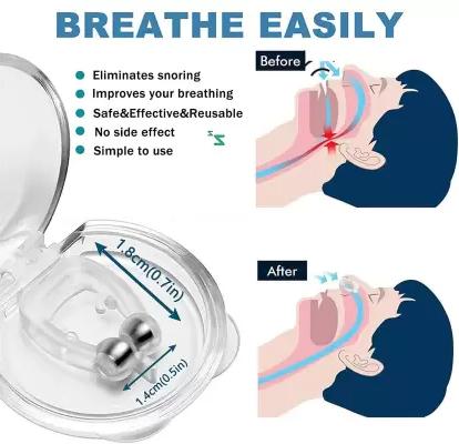 Anti-Snoring Nose Clip – Stop Snoring Naturally for Men & Women