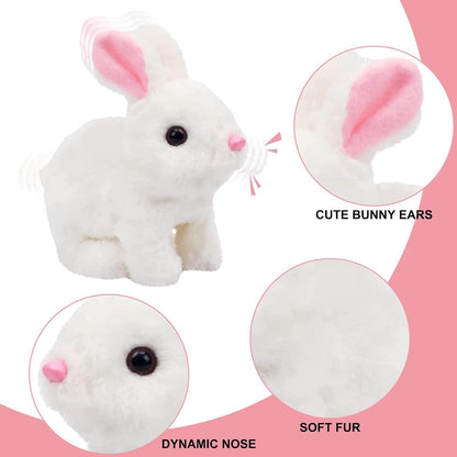 Interactive Hopping Bunny Toy | Electronic Pet with Sounds and Movements