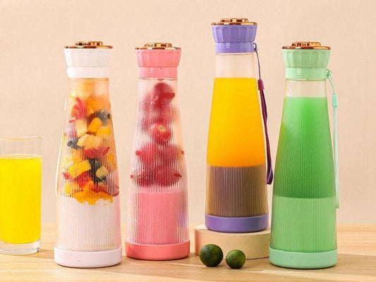 Portable Electric 6-Blade Juicer | USB Rechargeable Home Fruit Juicer