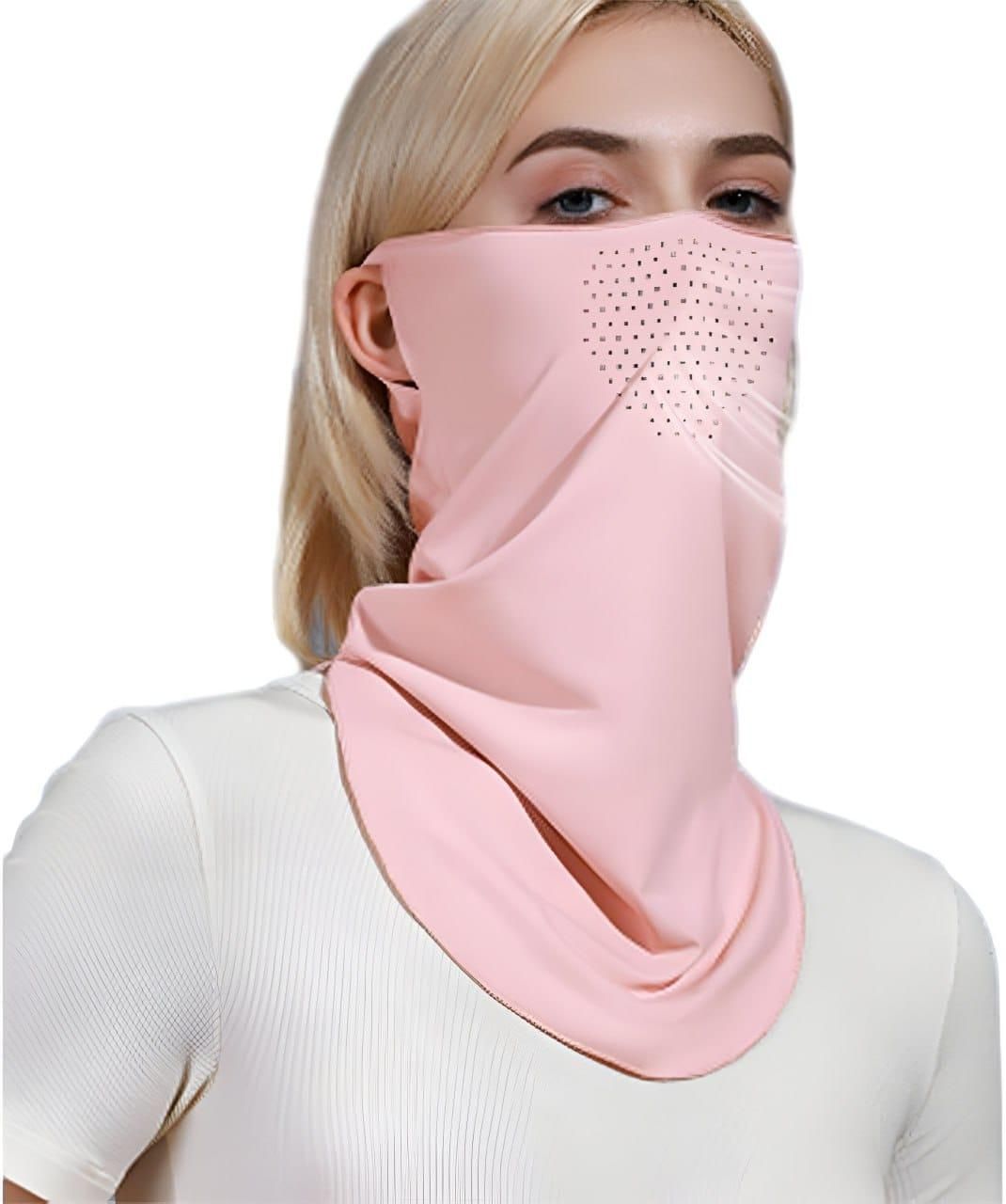 Neck Length Anti-Dust Filter Mouth Mask | Breathable Summer Face Protection