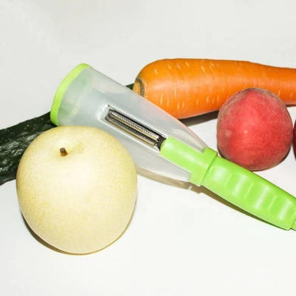 Multifunction Vegetable & Fruit Peeler with Storage Container
