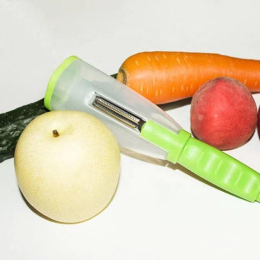 Multifunction Vegetable & Fruit Peeler with Storage Container