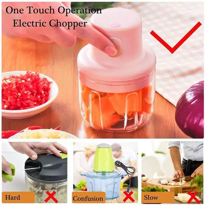 KolorFish Electric Mini Garlic & Vegetable Chopper