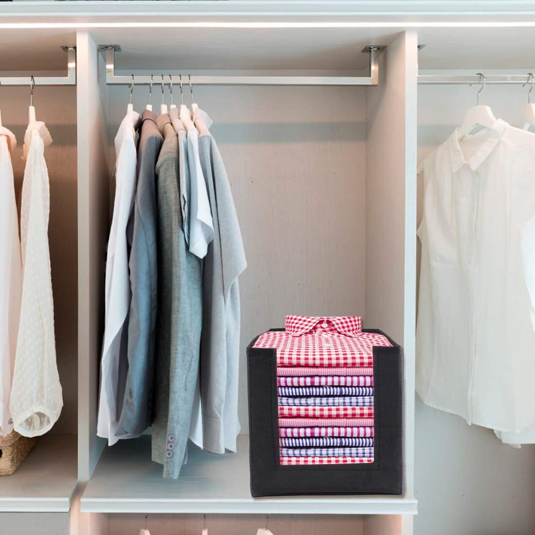 Shirt Stacker Closet Organizer | Foldable Clothing Storage for 32 Shirts