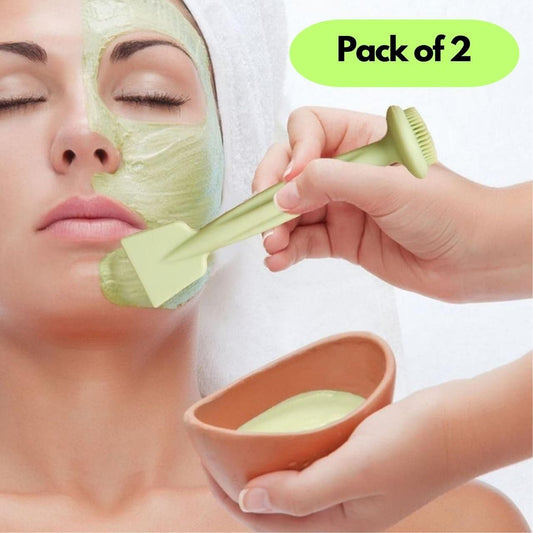 Double Headed Face Cleansing Brush – Pack of 2