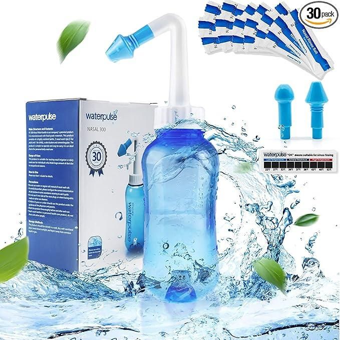 Neti Pot for Sinus Cleaning | BPA-Free Nose Wash for Adults & Kids