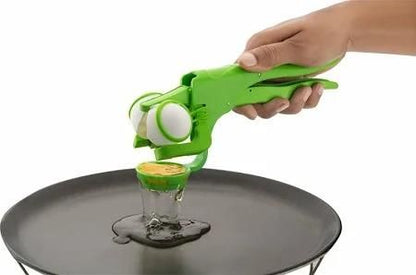 Handheld Egg Cracker & Separator | Easy Raw Egg Breaker Tool