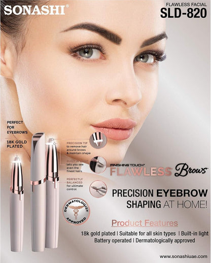 Flawless Eyebrow Trimmer for Women | Precise Hair Removal Tool
