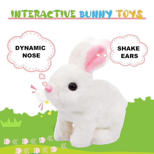 Interactive Hopping Bunny Toy | Electronic Pet with Sounds and Movements
