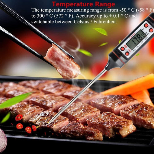 Digital Cooking Thermometer | Instant-Read Kitchen & Meat Probe