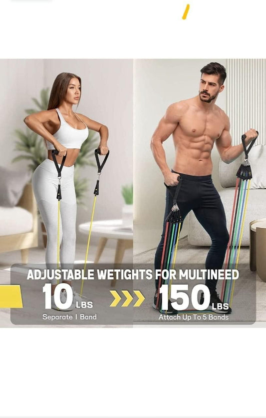 Heavy Resistance Band Set – Professional Workout Fitness Bands